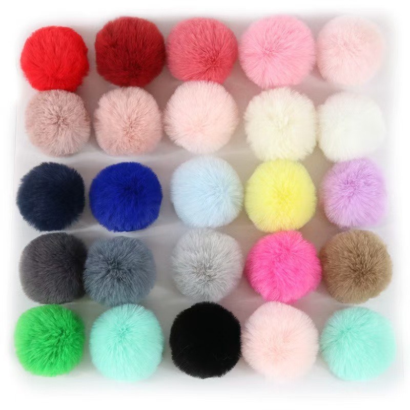 1PCS Pompom|pom pom bulu|Charm Bandul pom pom |gantungan tas bulu pom pom|gantungan pom pom bulu bes