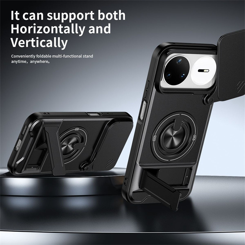 Phone cover For Huawei Nova 15 15 Pro 15 Ultra Case Shell Slide Camera Protection Upright Stand 360°