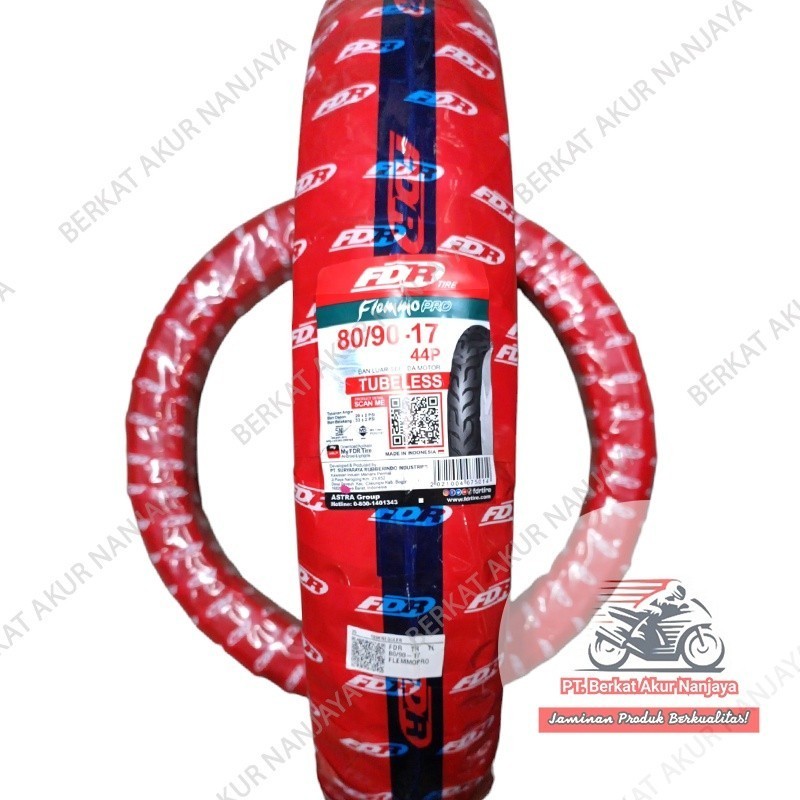 ban FDR Flemmo Pro 80/90-17 Ban Motor Bebek Tubeless