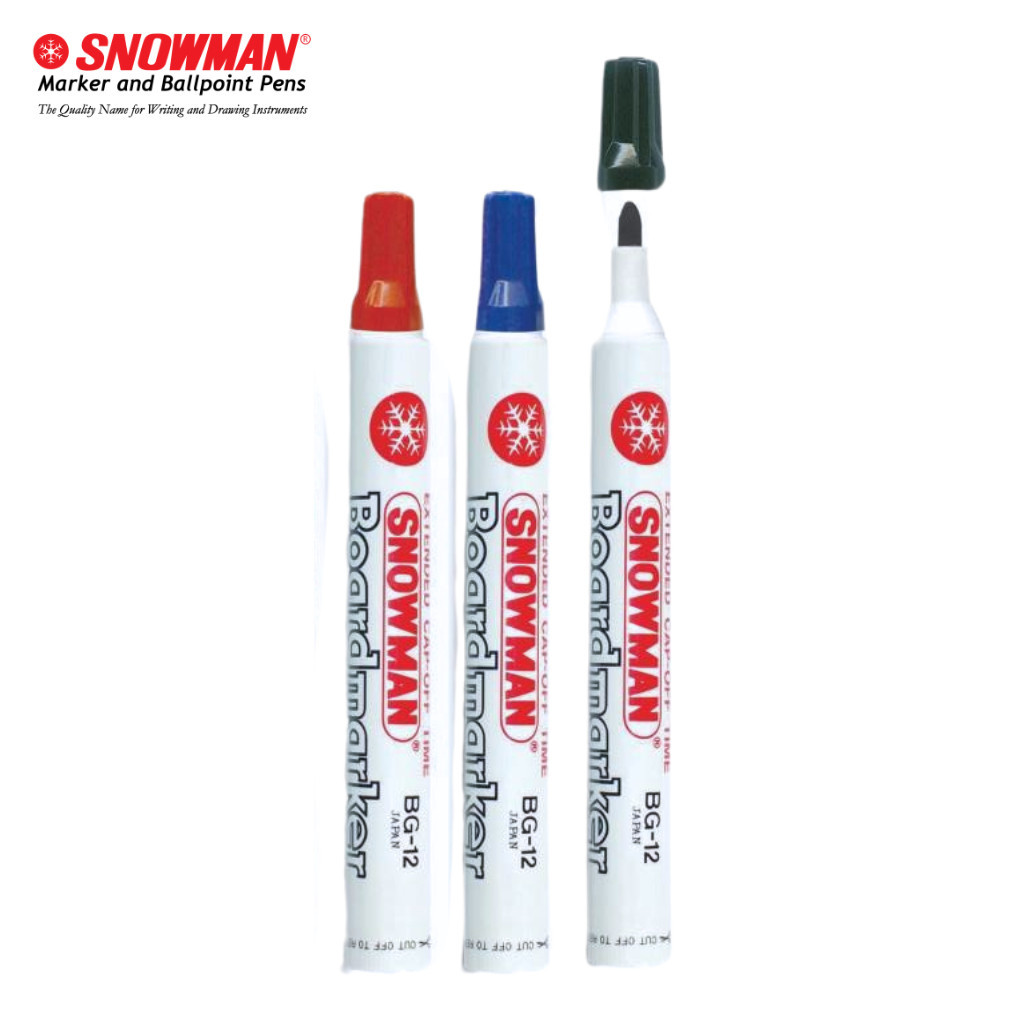 Spidol Papan Tulis Snowman BG-12 / Boardmarker Snowman BG-12