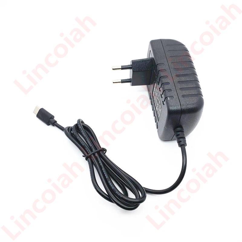 1PCS DC 5V 2.5A 2500mA Charger Power Adapter Type-C USB for Android TV Box for UGOOS X3 Pro X3 CUBE 