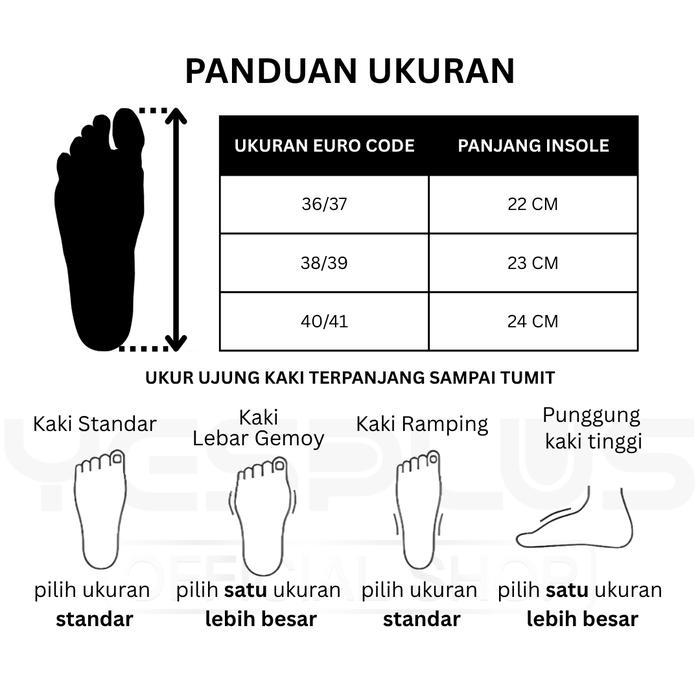 sale[YESPLUS] 831 Sepatu Sandal Flatshoes Wanita Model Slip On Tali  Bunga Sandal Mule Wanita UK 36-