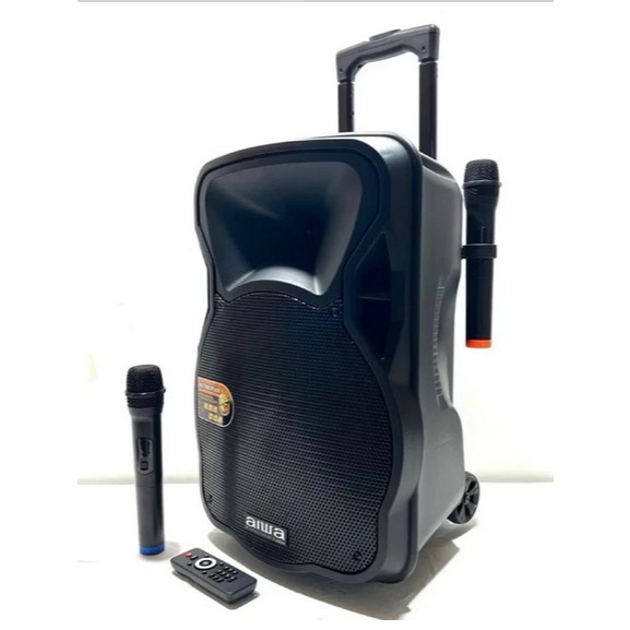 Speaker Portable Portable Wireless Aiwa Bluetooth - 12 inc / 15 inch AIWA( BISA COD )