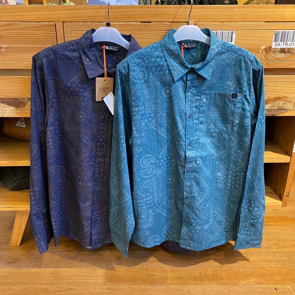 EIGER KEMEJA BATIK BLUMEN PAISLEY LS SHIRT 2.0