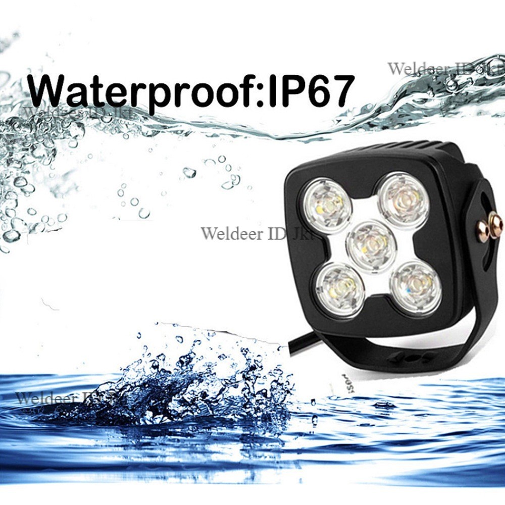 Lampu Tembak Sorot Truck LED 24 Volt 12 Volt 50 Watt 5 Mata Ketebalan 9cm Lampu Tembak Lampu Sorot K