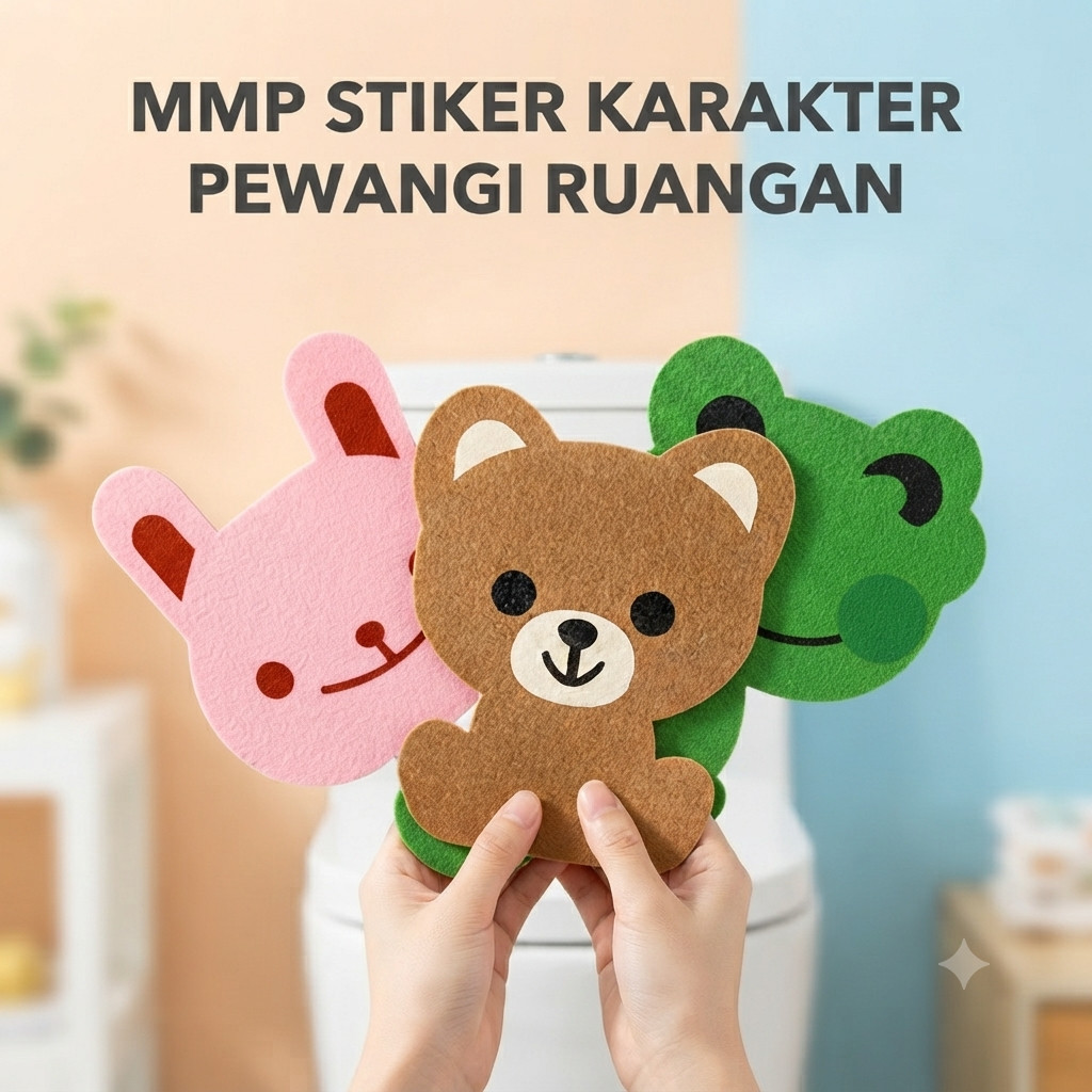 MMP Stiker Tempel Pewangi Masker Motif Lucu Aromaterapi Relaxing