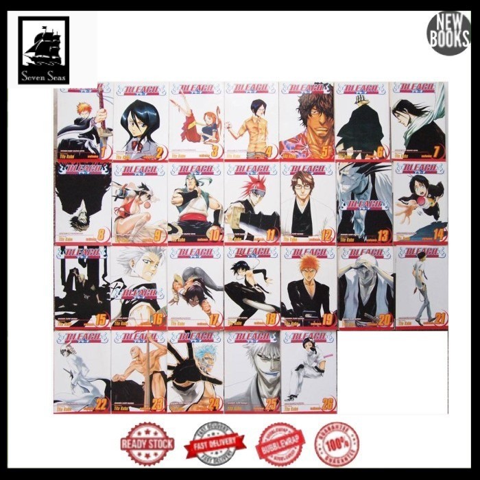 Manga Bleach, 74 Books series (English)