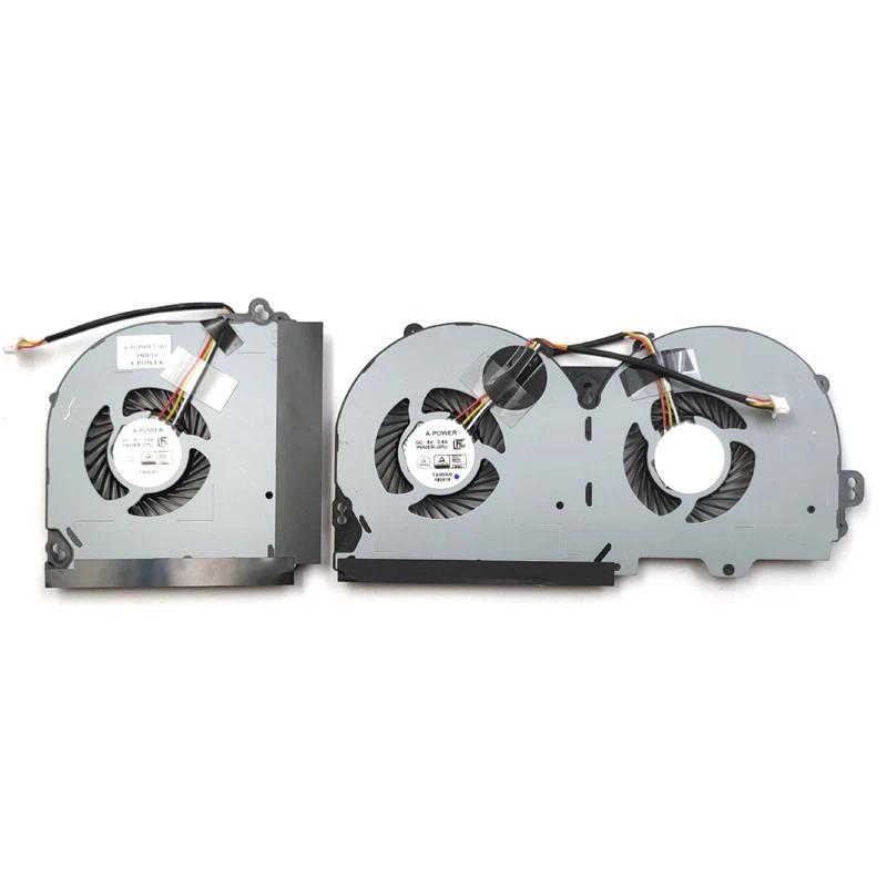 New For Clevo P950 P950HR P950ER T97 T96E T800 Series Laptop CPU & GPU Cooling Fan 4P