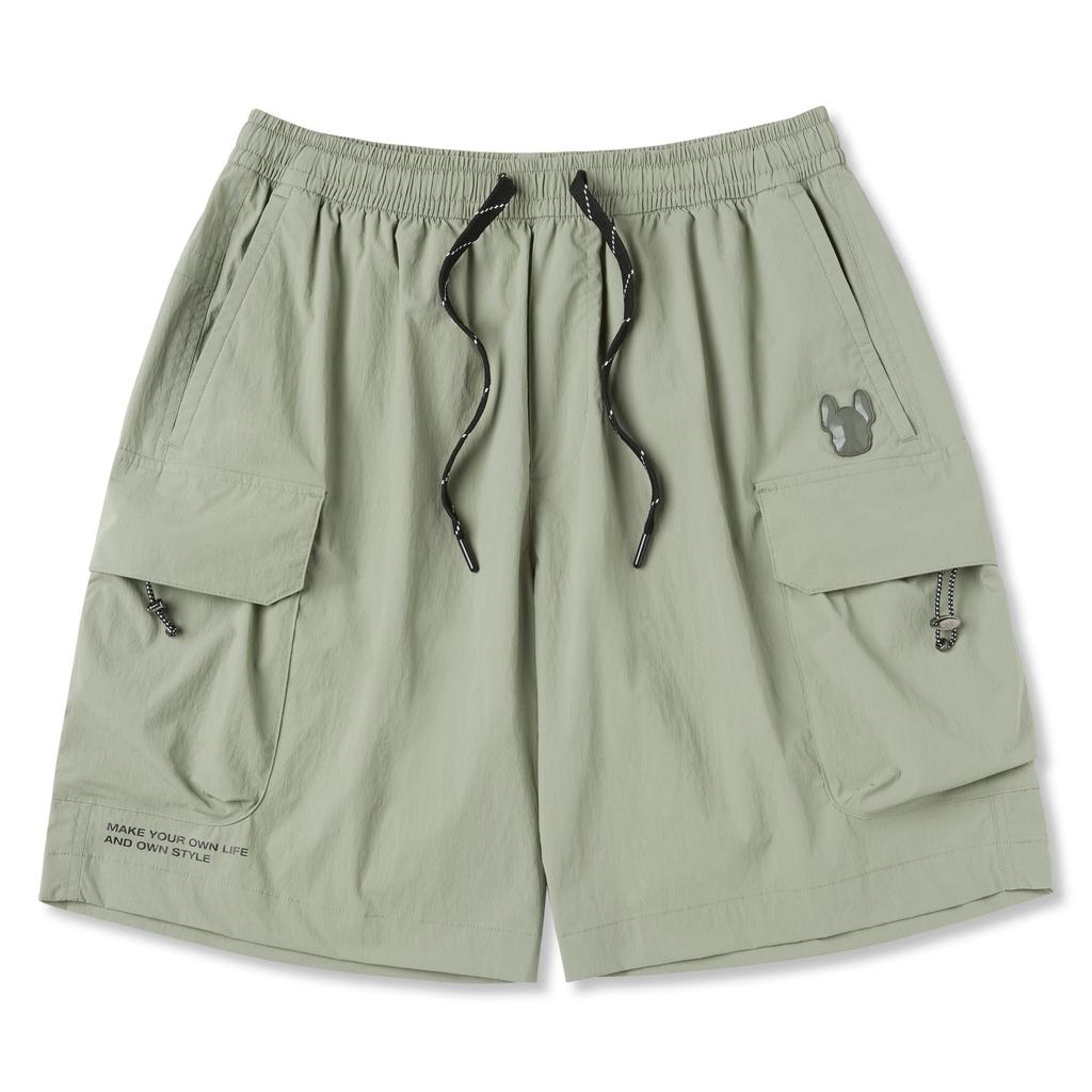 LIFEWORK - Nylon Span Proactive Cargo Shorts Khaki - Celana Pendek Wanita Warna Khaki Unisex