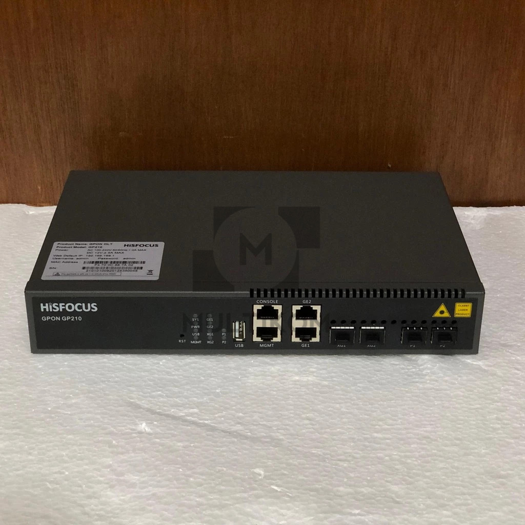 OLT HISFOCUS GPON 2 PON 10G GP210 POSTEL