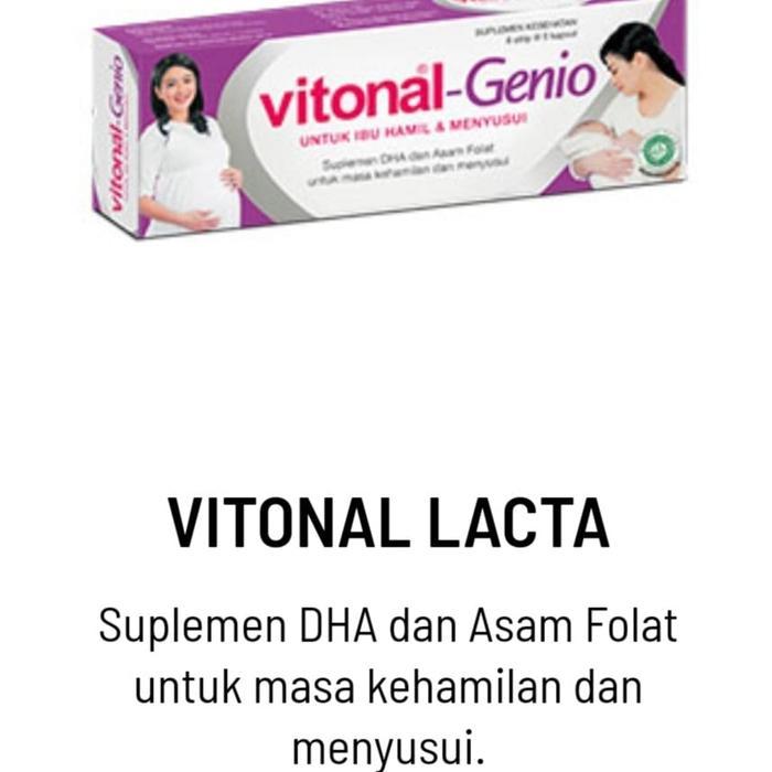 ORIGINAL VITONAL LENGKAP VITONAL ASI F GENIO M CALCI - GENIO