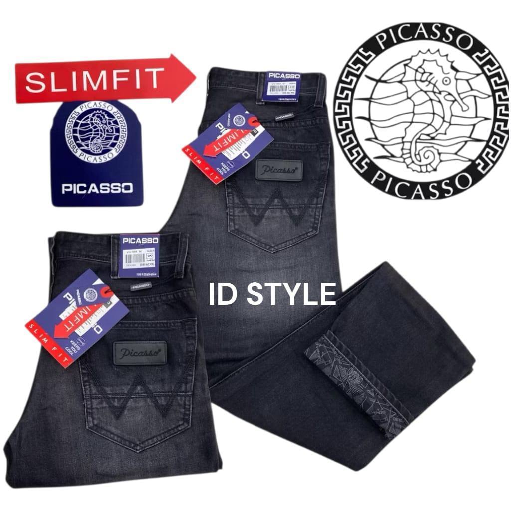 PICASSO JEANS ORIGINAL  Celana Jeans Panjang Pria PICASSO  Original Denim Premium Slim Fit Panjang T