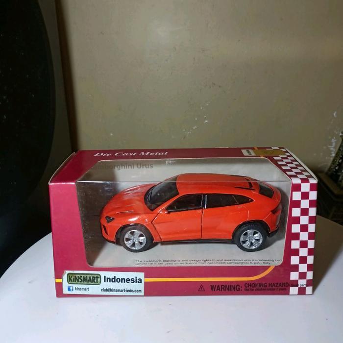 diecast kinsmart lamborghini urus orange