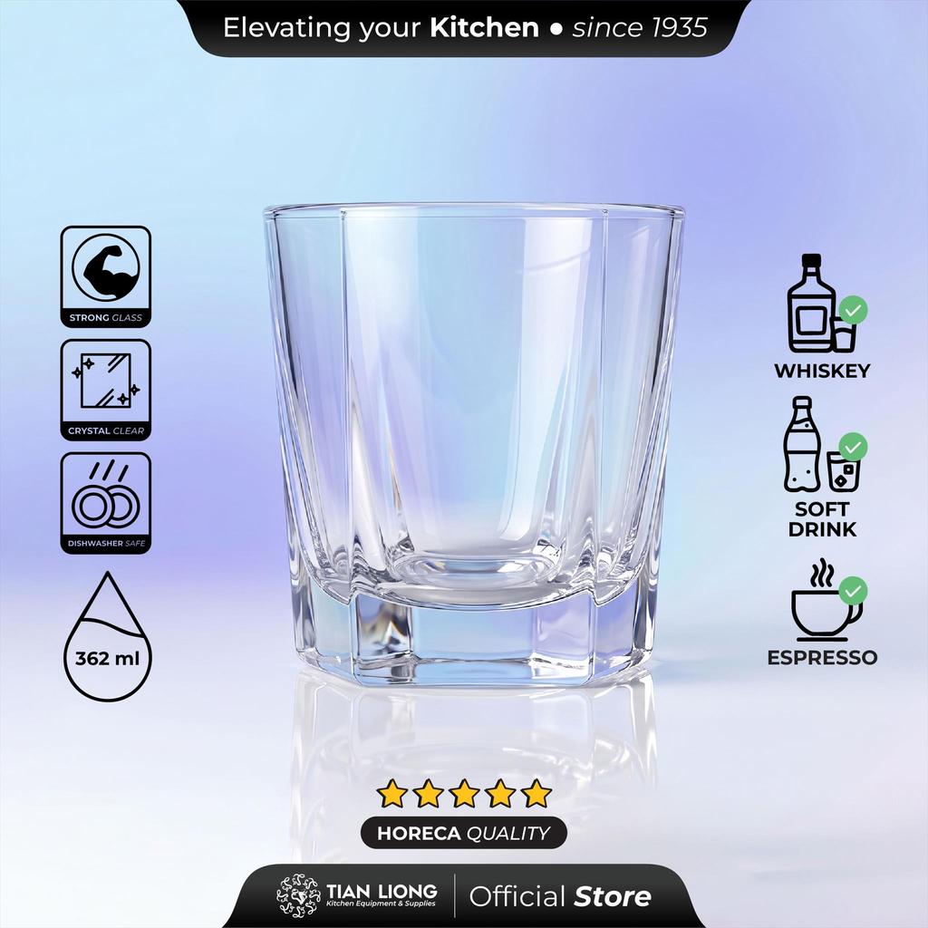LIBBEY 15482 Gelas Wiski Double Old Fashioned Rocks Glass 362ml