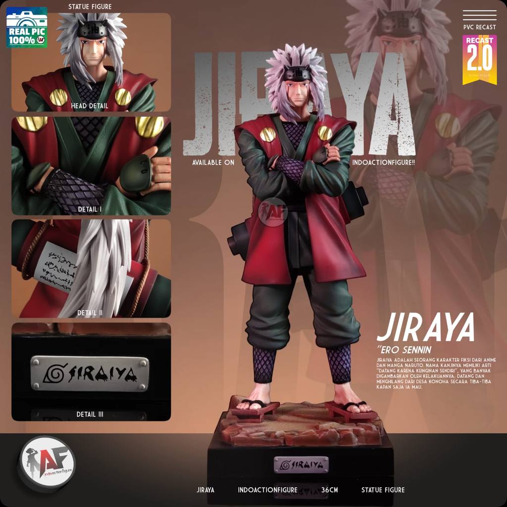 Statue Action Figure Jiraiya Standing Double Star Naruto