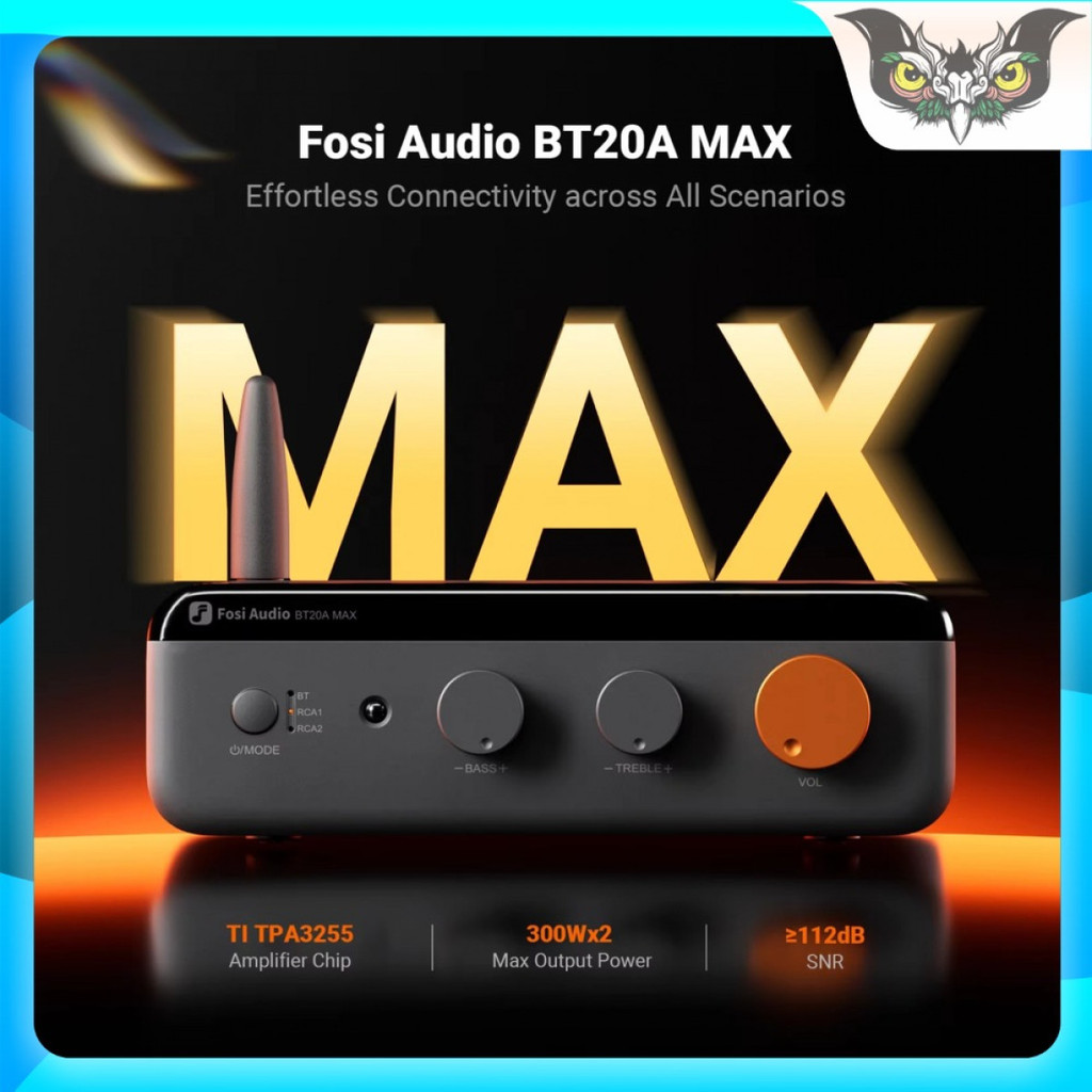 Fosi Audio Power Amplifier HiFi Bluetooth Stereo PFFB Feedback
