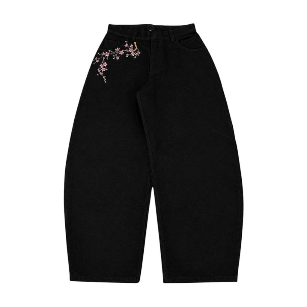 Celana Ballon Pants Raw Denim Black Arisaka
