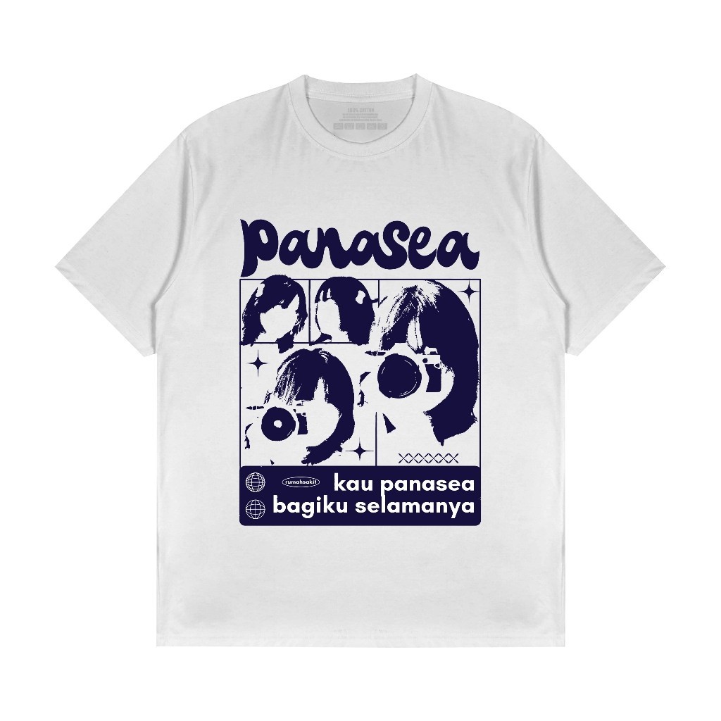 kaos band rumah sakit - panasea tshirt distro katun combed 24s tebal unisex