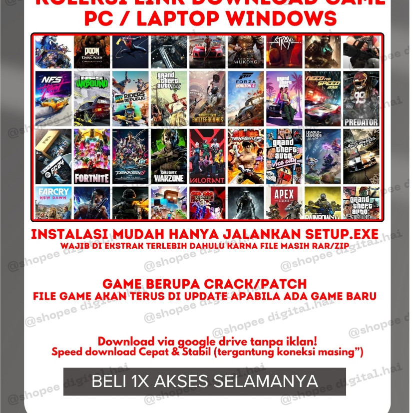 DATABASE LINK DOWNLOAD GAME PC LAPTOP WINDOWS LIFETIME UPDATE