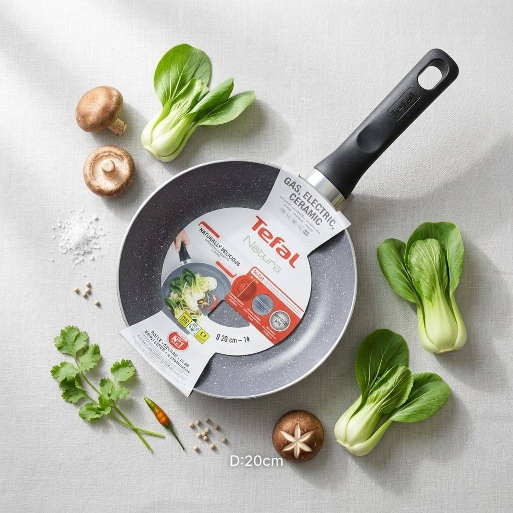 TEFAL - Natura Frypan 20cm/ Wajan Tefal/ Mini Pan/ Wajan Teflon