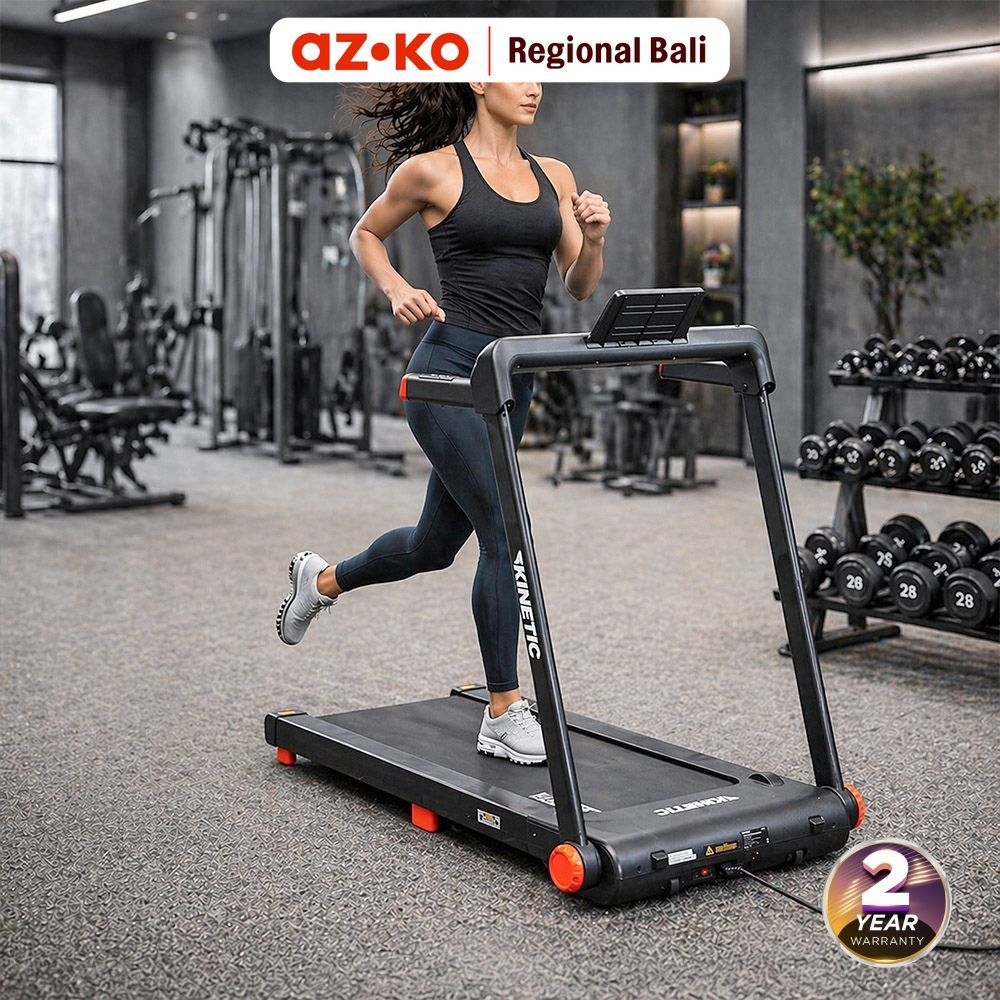 AZKO Kinetic Motorized Treadmill 1 Hp 15P Alat Lari Mesin Lari Cardio Runner Gym