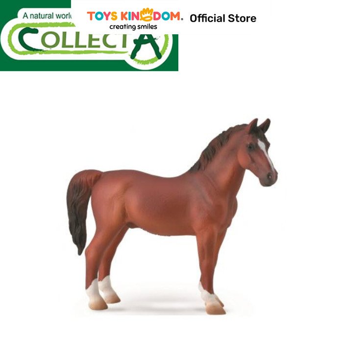 Toys Kingdom CollectA Figure Hackney Stallion Chestnut 88915 Toys Kids Toy Minifigur Miniatur Hewan 