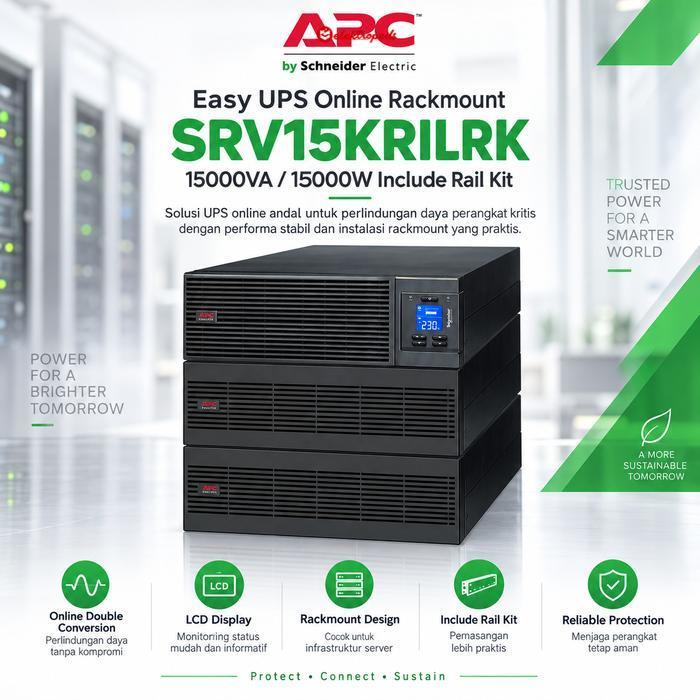 APC UPS SRV20KRILRK / SRV 20KRILRK / 20KRILRK Easy Online Rackmount 20000VA 20KVA 20000W Original Ga