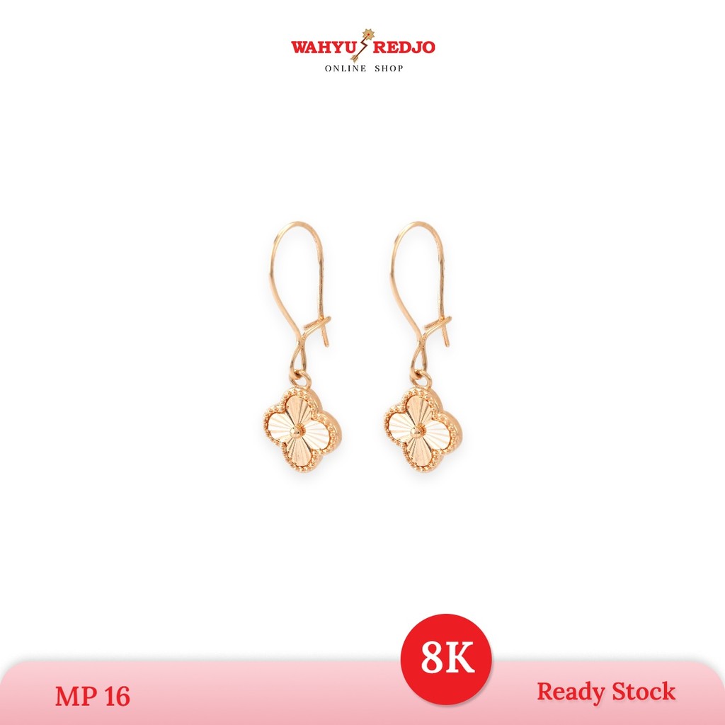 WAHYU REDJO - ANTING EMAS 8K MODEL BUNGA SEMANGGI MANIS & KEKINIAN (PMR)