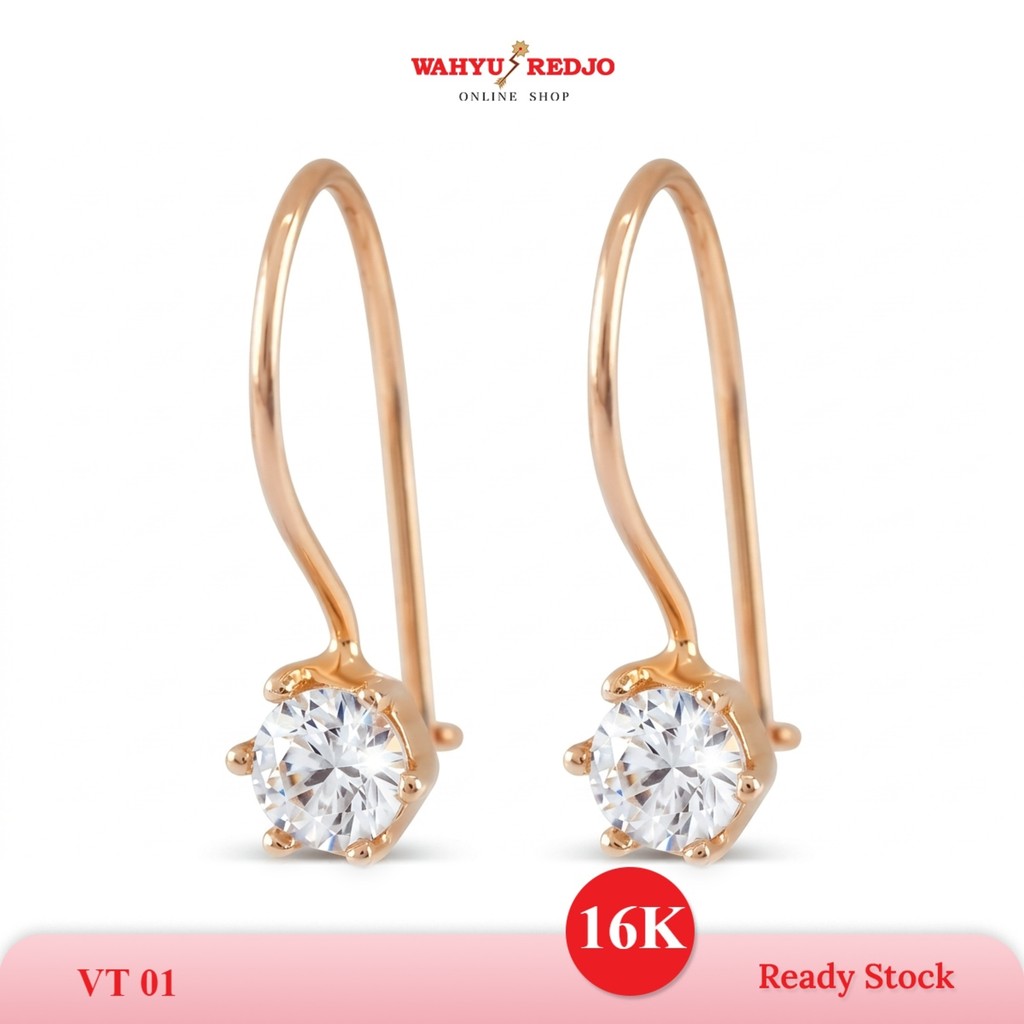 WAHYU REDJO - ANTING EMAS 16K  MODEL GONDEL MATA DAILYWEAR & TIMELESS (NON PMR)