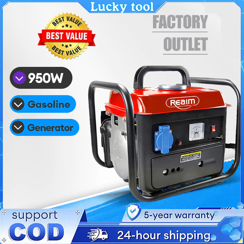 Reaim Genset /2400 2000 Watt Mesin Generator Bensin/Genset Listrik Berkwalitas Portable Bensin Gener