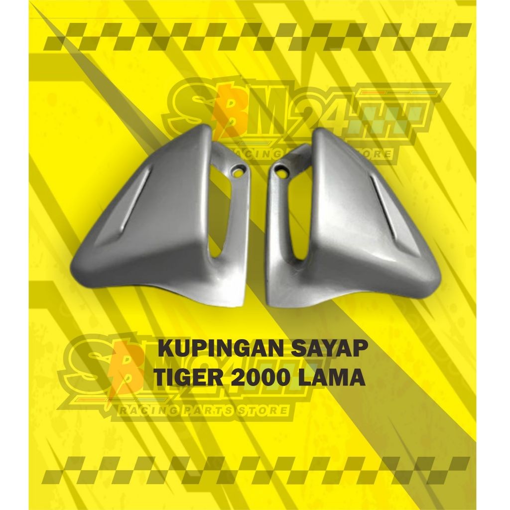 COVER TANGKI KUPINGAN SAYAP TIGER 2000 LAMA LAWAS IMPORT DETAIL MIRIP ORIGINAL HITAM MERAH SILVER SE