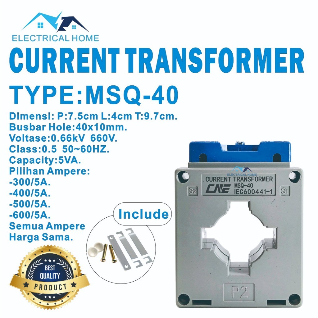 Current Transformer CT MSQ-40 CT-300/5A-400/5-500/5A -600/5A BEST QUALITY.