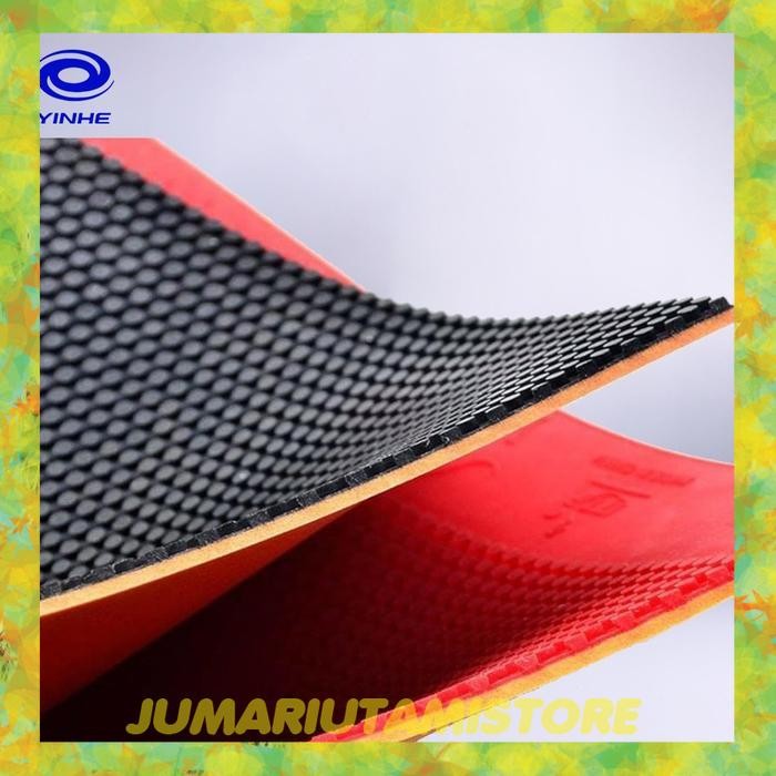 Karet Bat Bintik Pendek Yinhe Pluto 1.5mm - Merah, 1.5MM