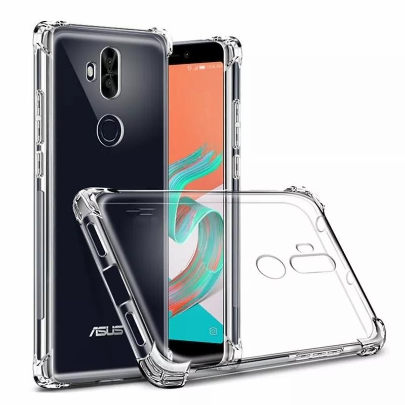 CASE ASUS ZENFONE 5Q LITE ZC600KL SOFTCASE ANTICRACK AIRBAG CASING TRANSPARANT ANTI SHOCK