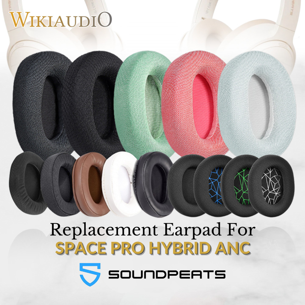 Earcushion Earpad Earcup Busa Bantalan SOUNDPEATS SPACE PRO HYBRID ANC Foam Pad