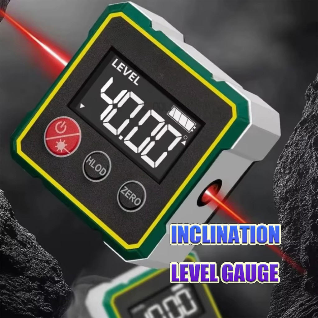 inclinometer digital laser Konversi sudut/kemiringan, pengukuran absolut Alat Ukur Sudut Horizontal