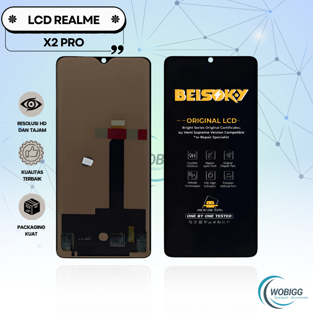 LCD TOUCHSCREEN REALME X2 PRO / RENO ACE ORIGINAL FULLSET COMPLETE