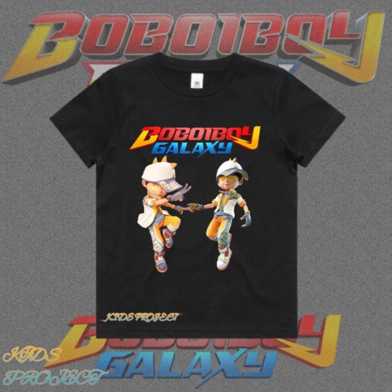 Baju Atasan Anak Kaos Anak Boboiboy Solar Boboiboy Cahaya - Baju Kaos Anak Laki-laki dan Perempuan