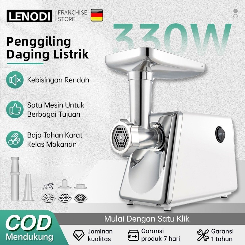 Mesin Giling Penggiling Daging Meat Grinder 300W 220V Dengan Daya Besar Serbaguna Mesin Gilingan Dag