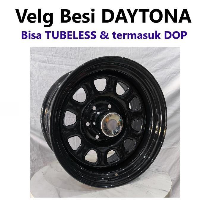 5pcs Velg Besi Daytona 17x9.0 6H 139.7 et-25 Ring 17 R17 Lebar 9 Inci Mobil Toyota Hardtop Land Crui