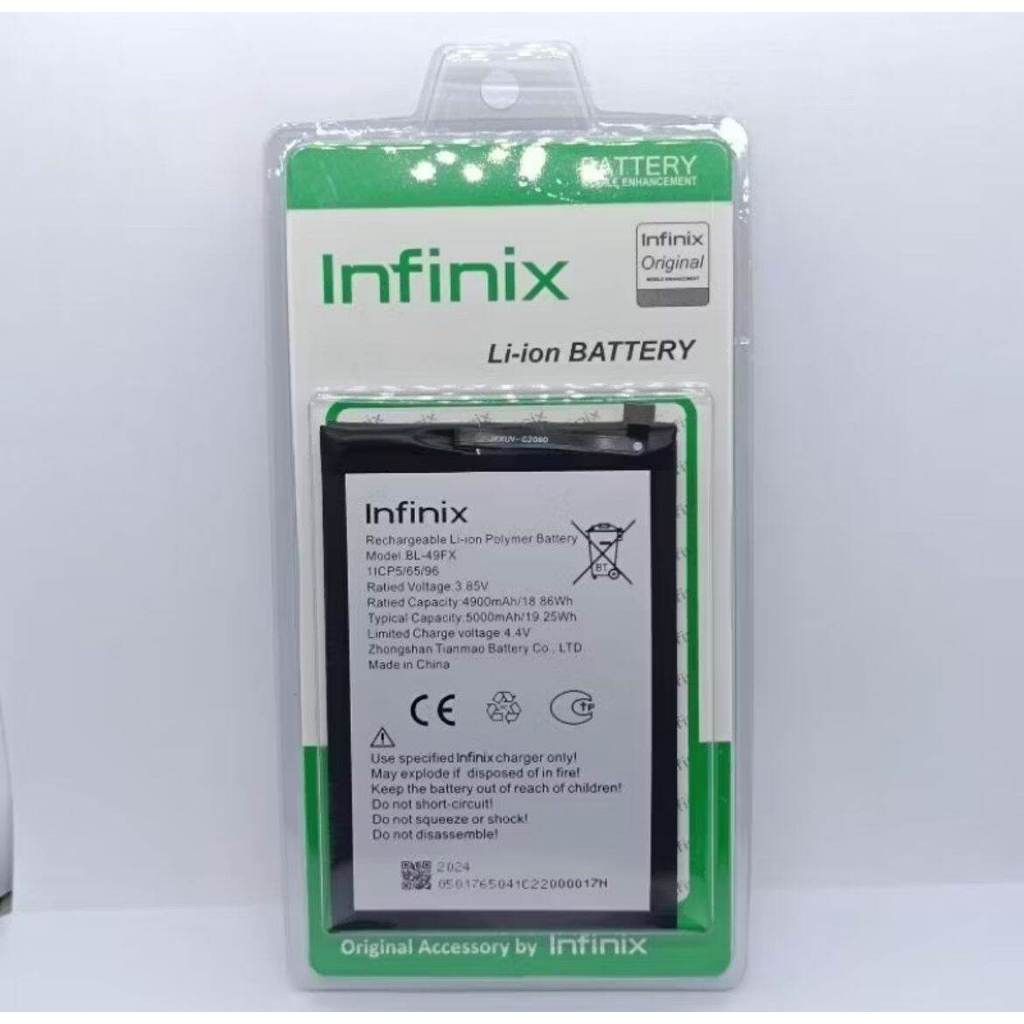 Baterai Batre HP Infinix Smart 6 HD X6512 BL-49FX BL49FX oryginal SHIJPN