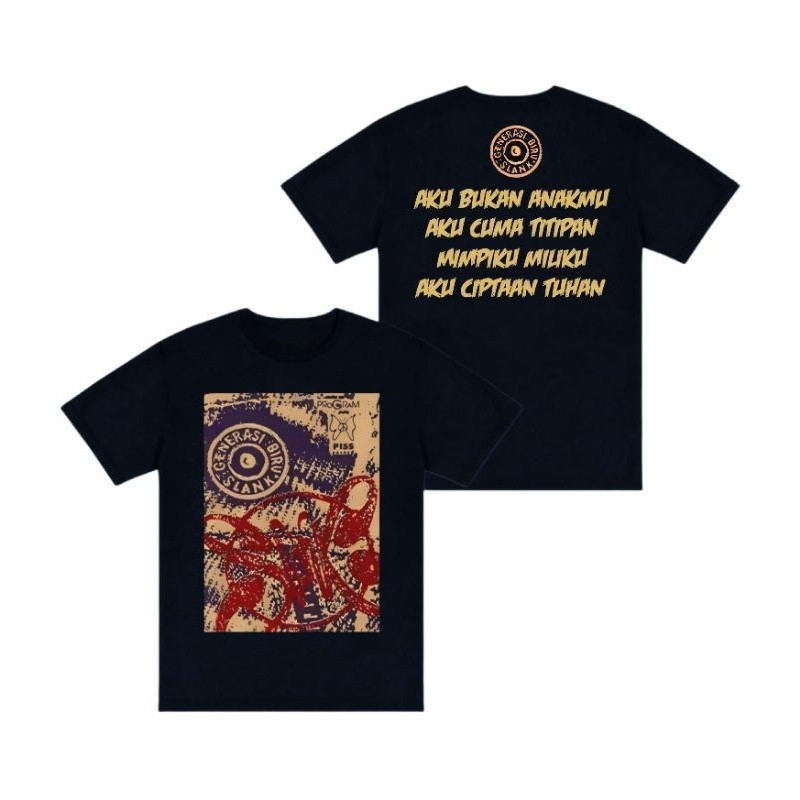 KAOS Slank ALBUM GENERASI BIRU // TSHIRT Slank GENERASI BIRU