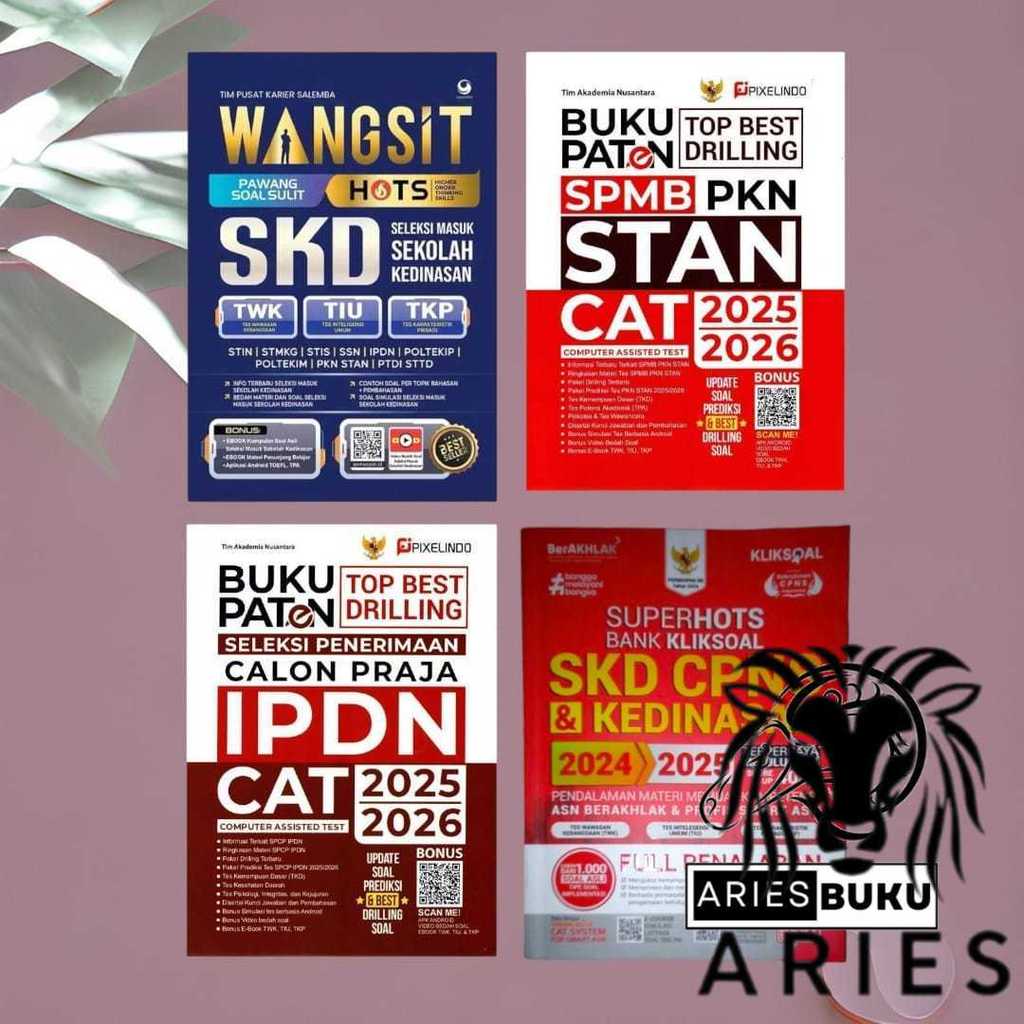 WANGSIT (Pawang Soal Sulit) HOTS SKD SELEKSI MASUK SEKOLAH KEDINASAN (B5) , BUKU PATEN CALON PRAJA I