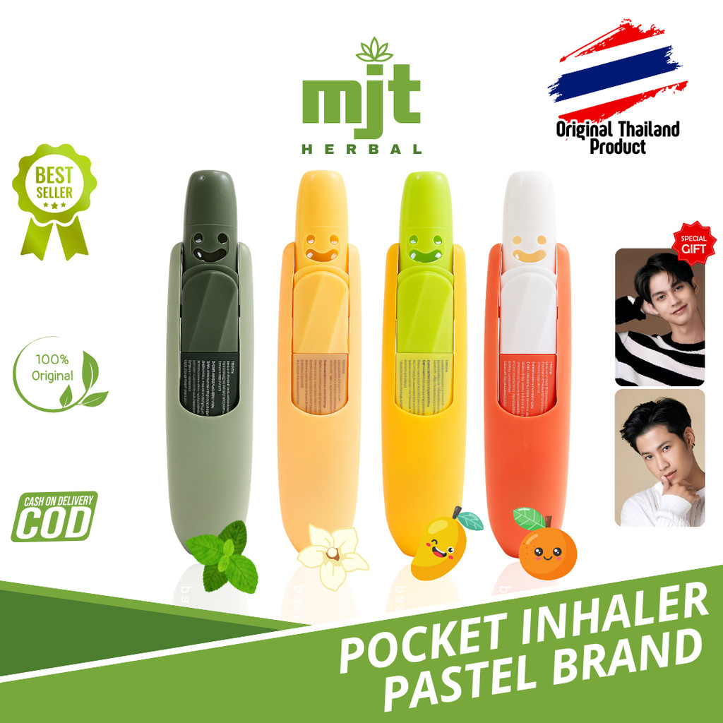 PASTEL POCKET INHALER 2IN1 ORIGINAL THAILAND BAMBAM LISA BLACKPINK | CAP PASTEL INHALER