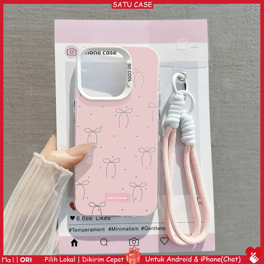 Case+Gelang Casing REALME C55 HP Untuk case Realme C63 C15 C11 C25 C20 C21Y C35 C30 C33 C53 C65 C67 