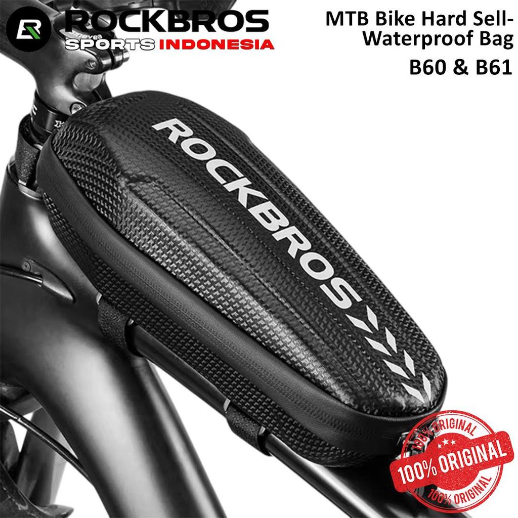 ROCKBROS MTB Bike Hard Shell Waterproof Bag B60 & B61 – Tas Sepeda Anti Air Serbaguna