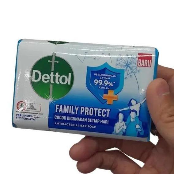 Dettol Bar Soap Sabun Batang Antiseptic Family Protect 100gr