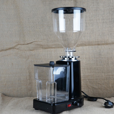 Electric Coffee Bean Grinder Thickness Adjustable 500g Capacity stianless steel Sieve Filter Plastic