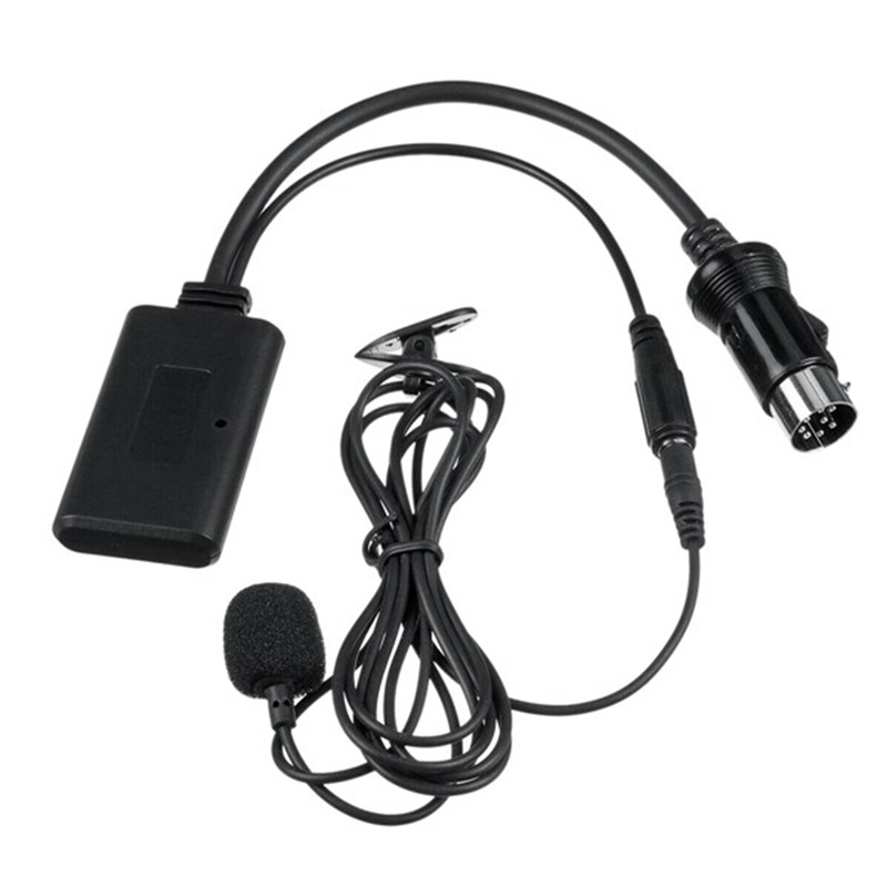 8Pin Car AUX Bluetooth 5.0 HIFI Auo Cable Adaptor Microphone For Alpine KCM-123B M-BUS