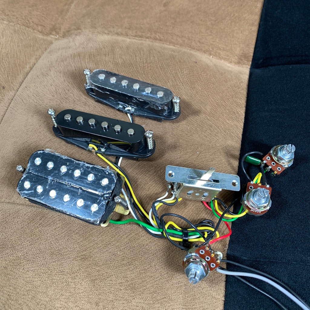 pickup set wiring squier affinity original hss original
